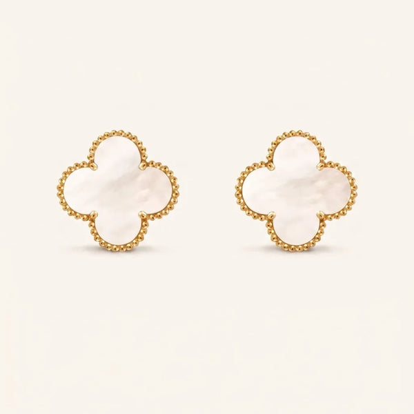 Alhambra Four Petal Border Earrings