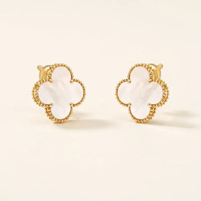 Alhambra Four Petal Border Earrings