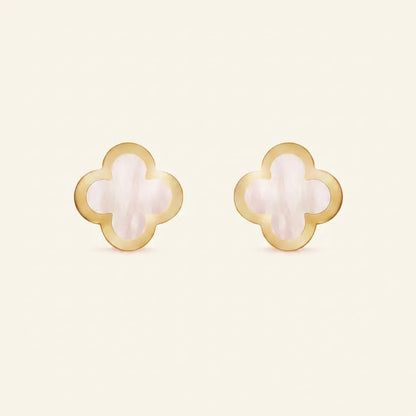 Alhambra Framed Petal Stud Earrings