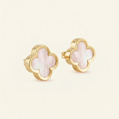 Alhambra Framed Petal Stud Earrings