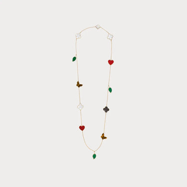 Alhambra Garden Charm Long Necklace