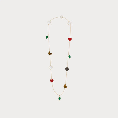 Alhambra Garden Charm Long Necklace