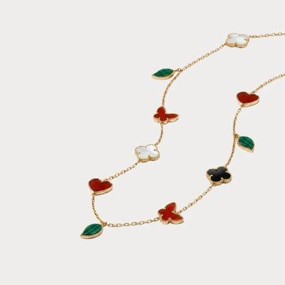 Alhambra Garden Charm Long Necklace