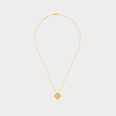 Alhambra Golden Petal Pendant Necklace