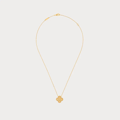 Alhambra Golden Petal Pendant Necklace