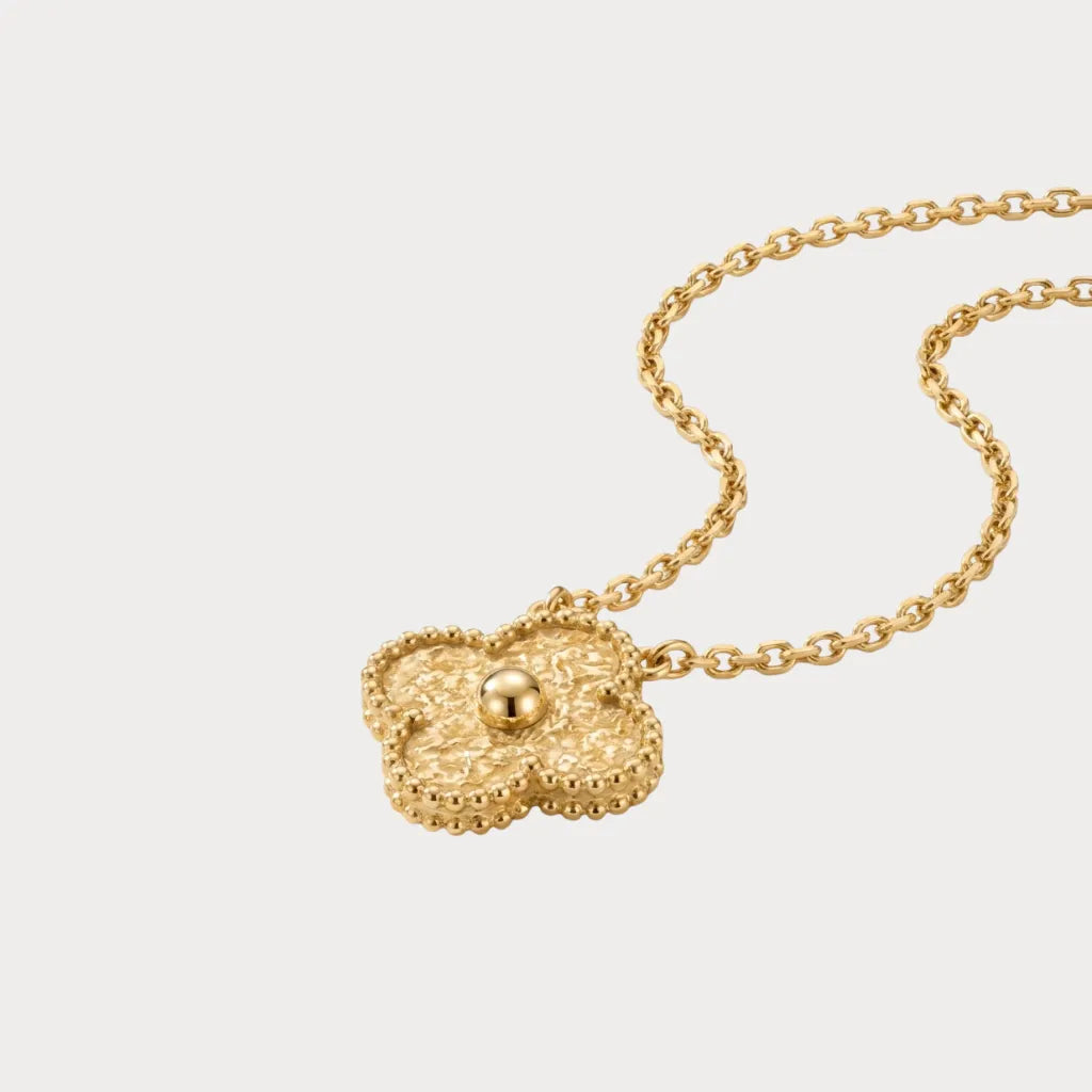 Alhambra Golden Petal Pendant Necklace