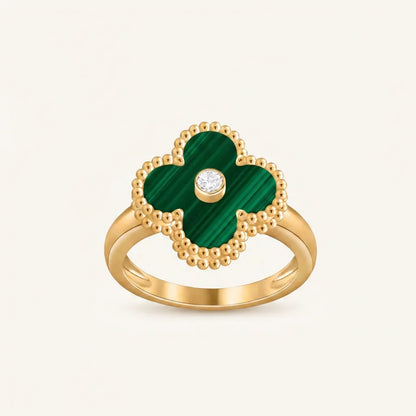 Alhambra Green Clover Accent Ring