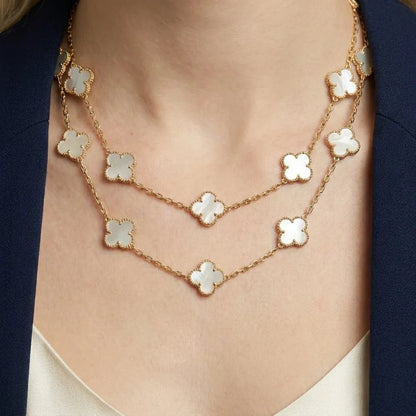 Alhambra Harmony Clover Station Necklace