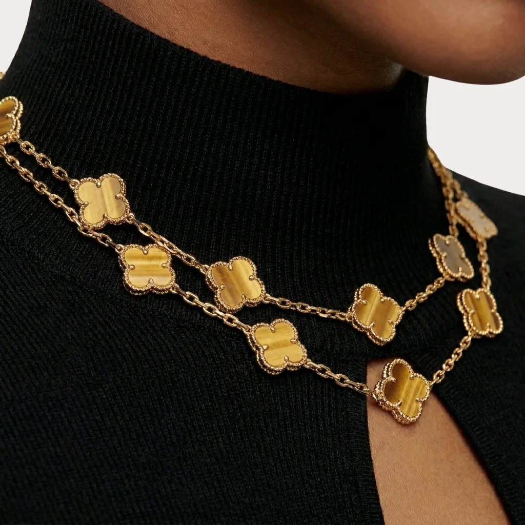 Alhambra Heritage Clover Station Necklace