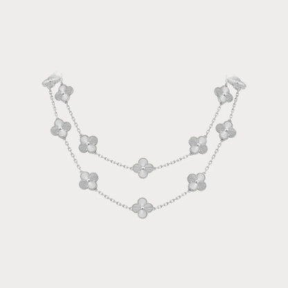 Alhambra Layered Floral Motif Necklace