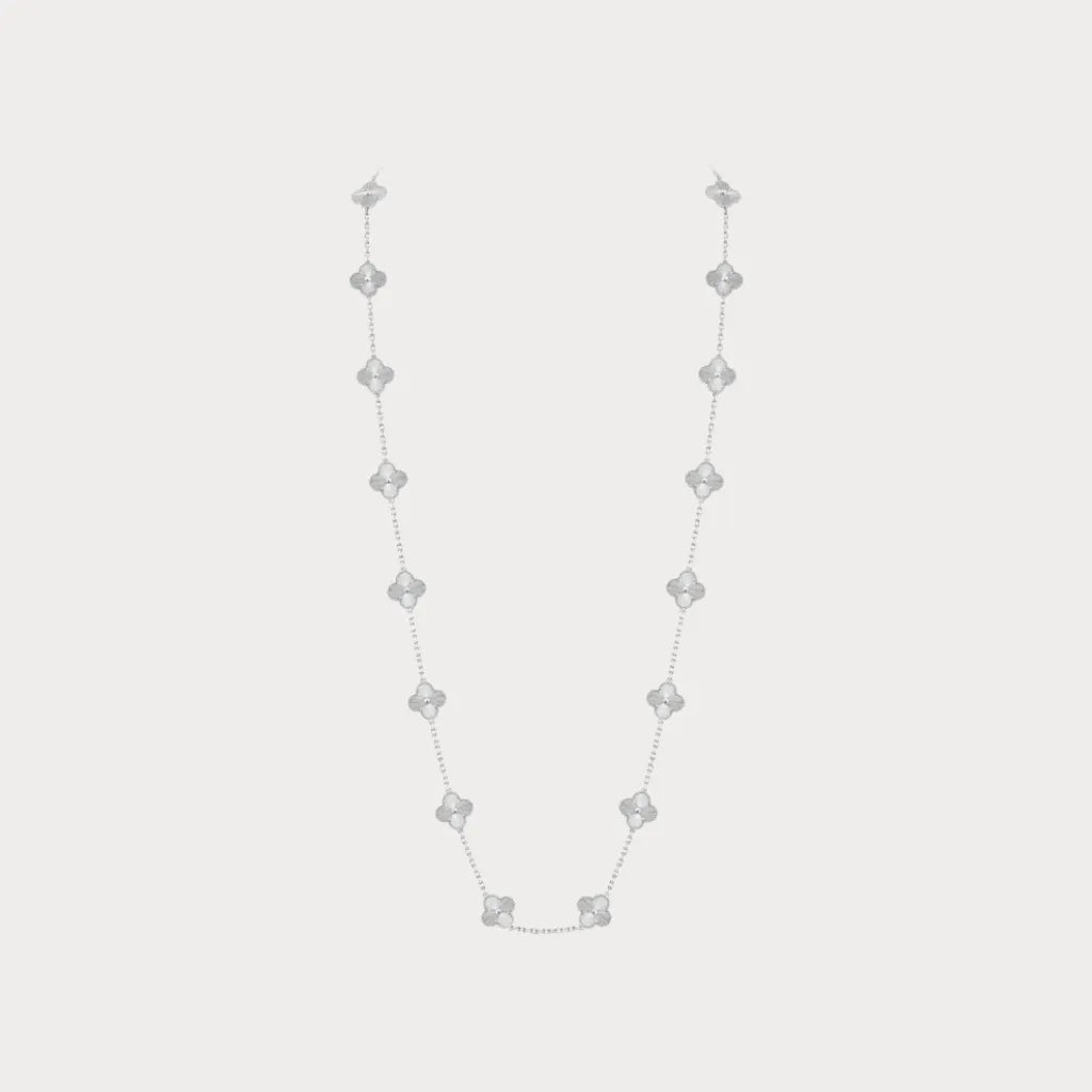Alhambra Layered Floral Motif Necklace