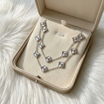 Alhambra Layered Floral Motif Necklace