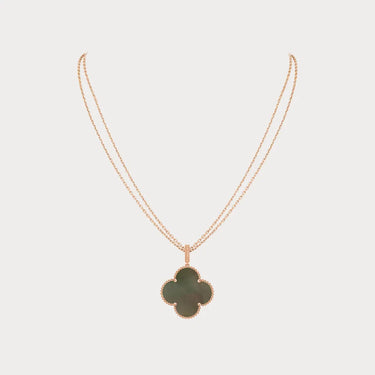 Alhambra Midnight Clover Pendant Necklace