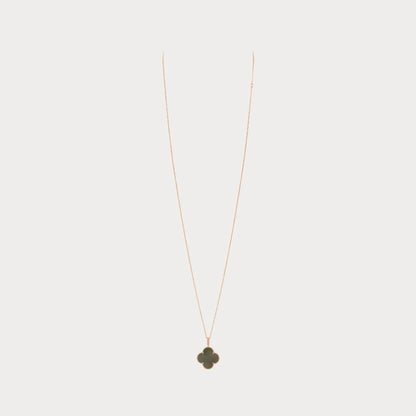 Alhambra Midnight Clover Pendant Necklace