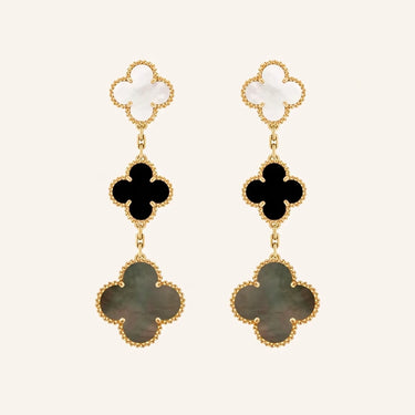Alhambra Mixed Motif Drop Earrings