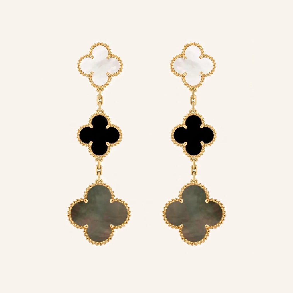 Alhambra Mixed Motif Drop Earrings