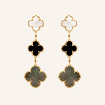 Alhambra Mixed Motif Drop Earrings