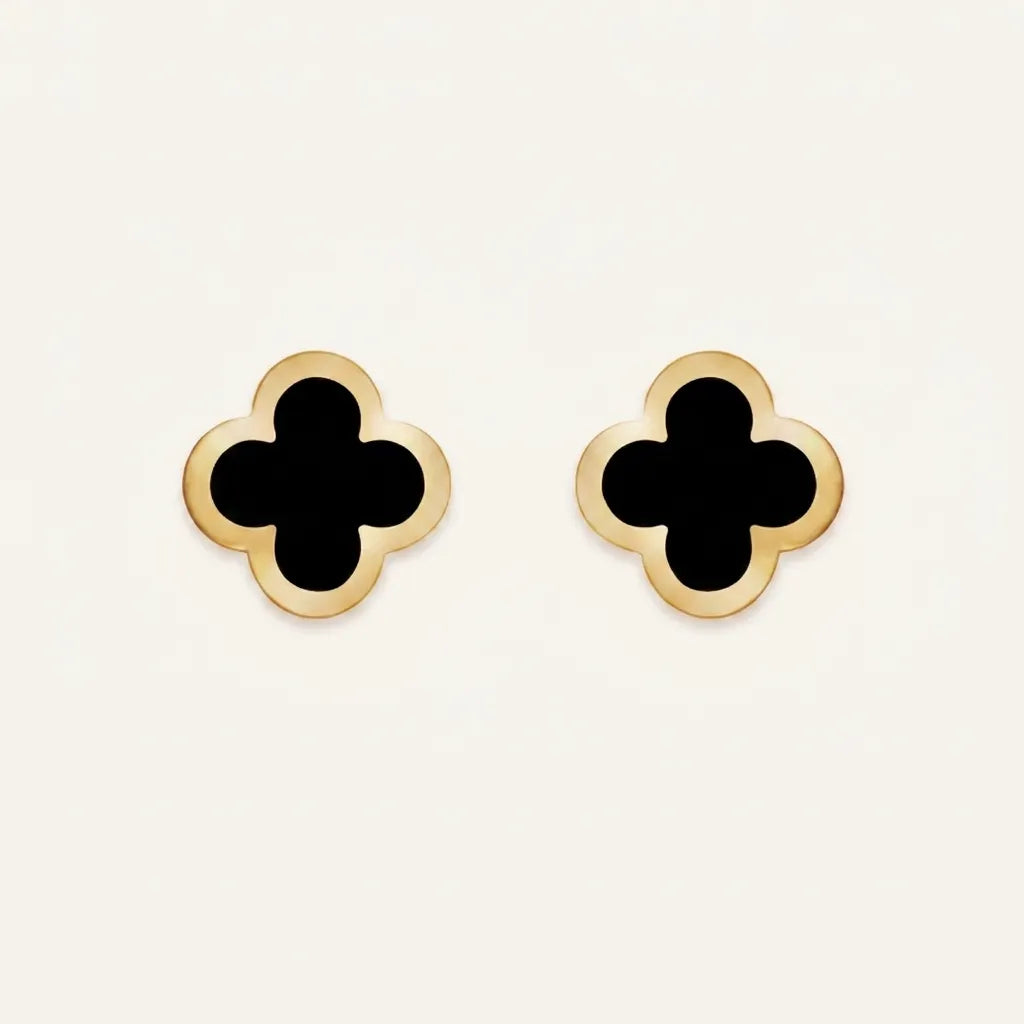 Alhambra Modern Frame Stud Earrings
