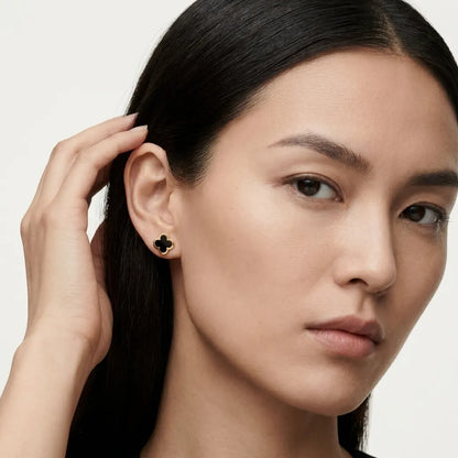 Alhambra Modern Frame Stud Earrings