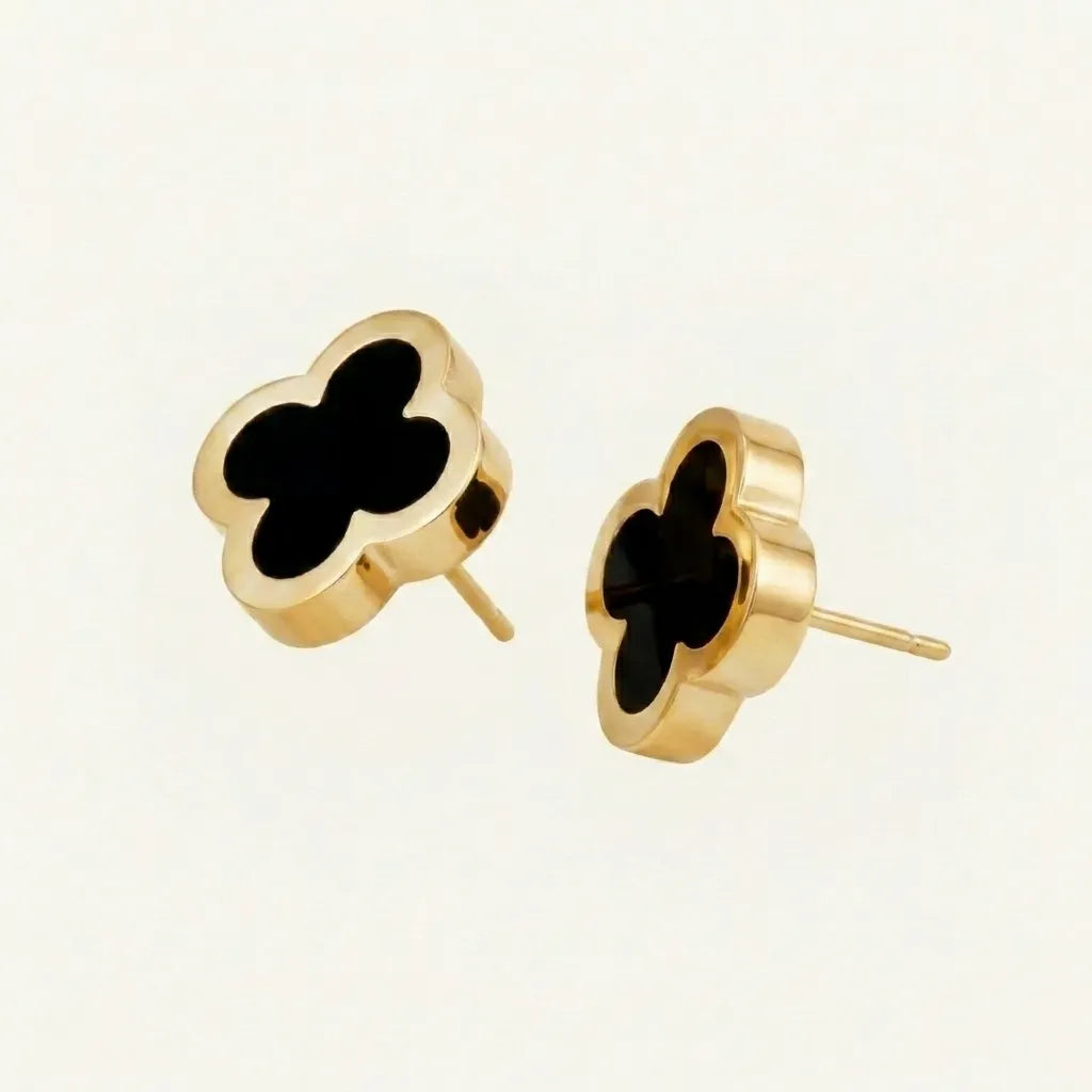 Alhambra Modern Frame Stud Earrings