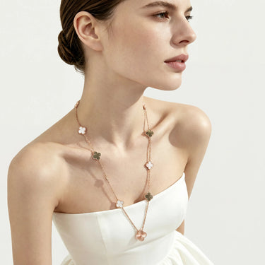 Alhambra Multi Clover Station Necklace