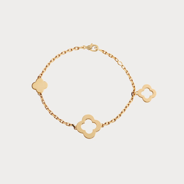 Alhambra Open Clover Link Bracelet