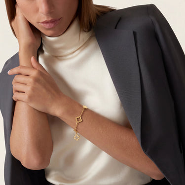 Alhambra Open Clover Link Bracelet