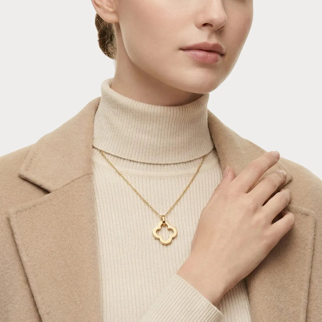 Alhambra Open Clover Pendant Necklace