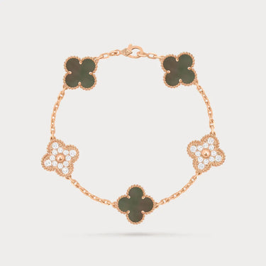 Alhambra Pavé Station Bracelet