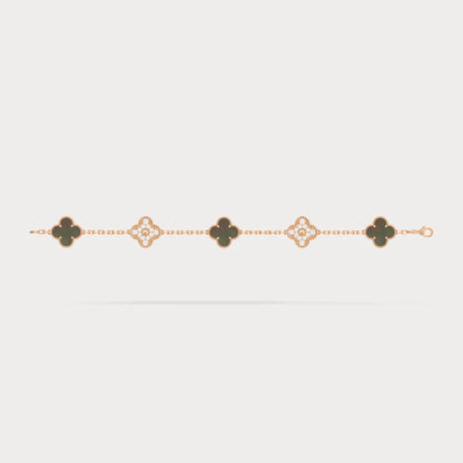 Alhambra Pavé Station Bracelet