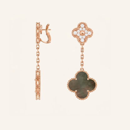 Alhambra Petal Link Drop Earrings