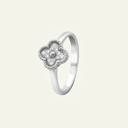 Alhambra Petite Clover Textured Ring