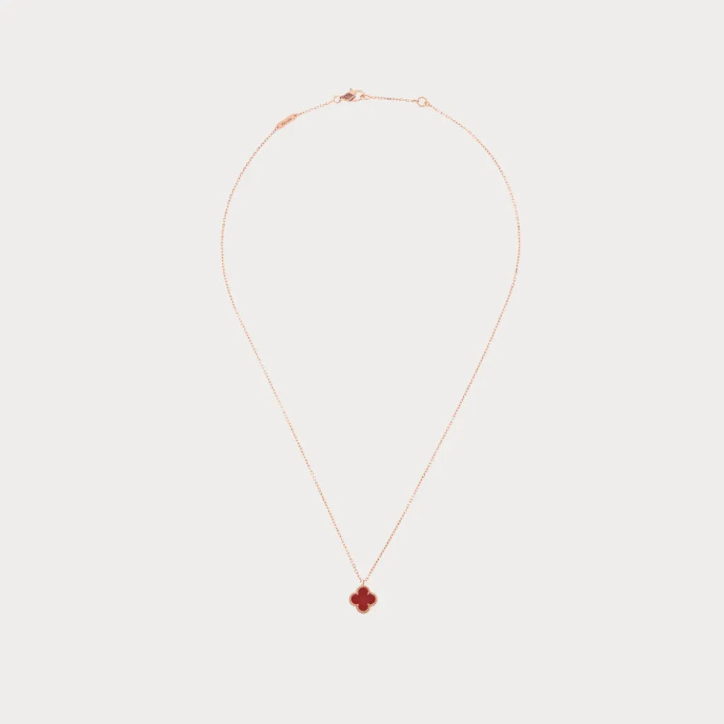 Alhambra Petite Red Motif Necklace