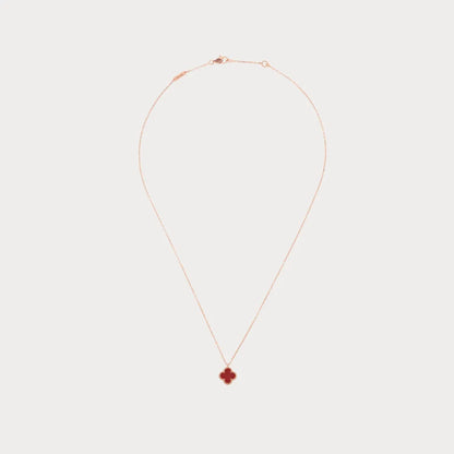 Alhambra Petite Red Motif Necklace