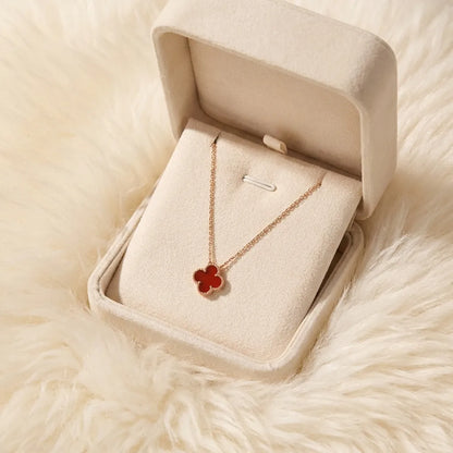 Alhambra Petite Red Motif Necklace