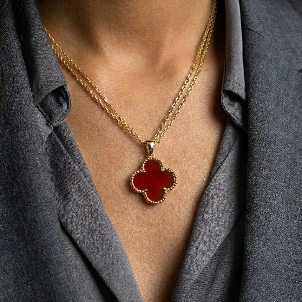 Alhambra Radiant Clover Pendant Necklace