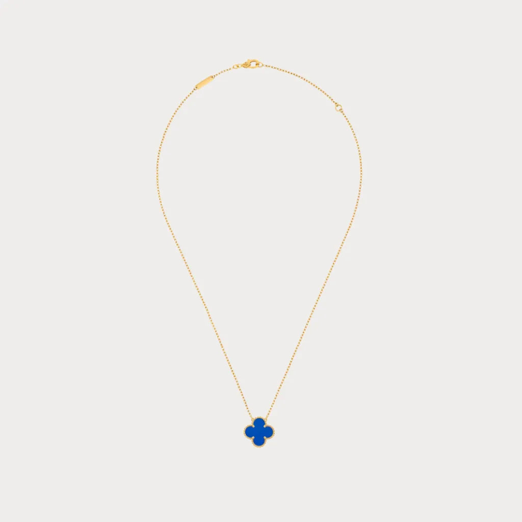 Alhambra Sapphire Clover Necklace