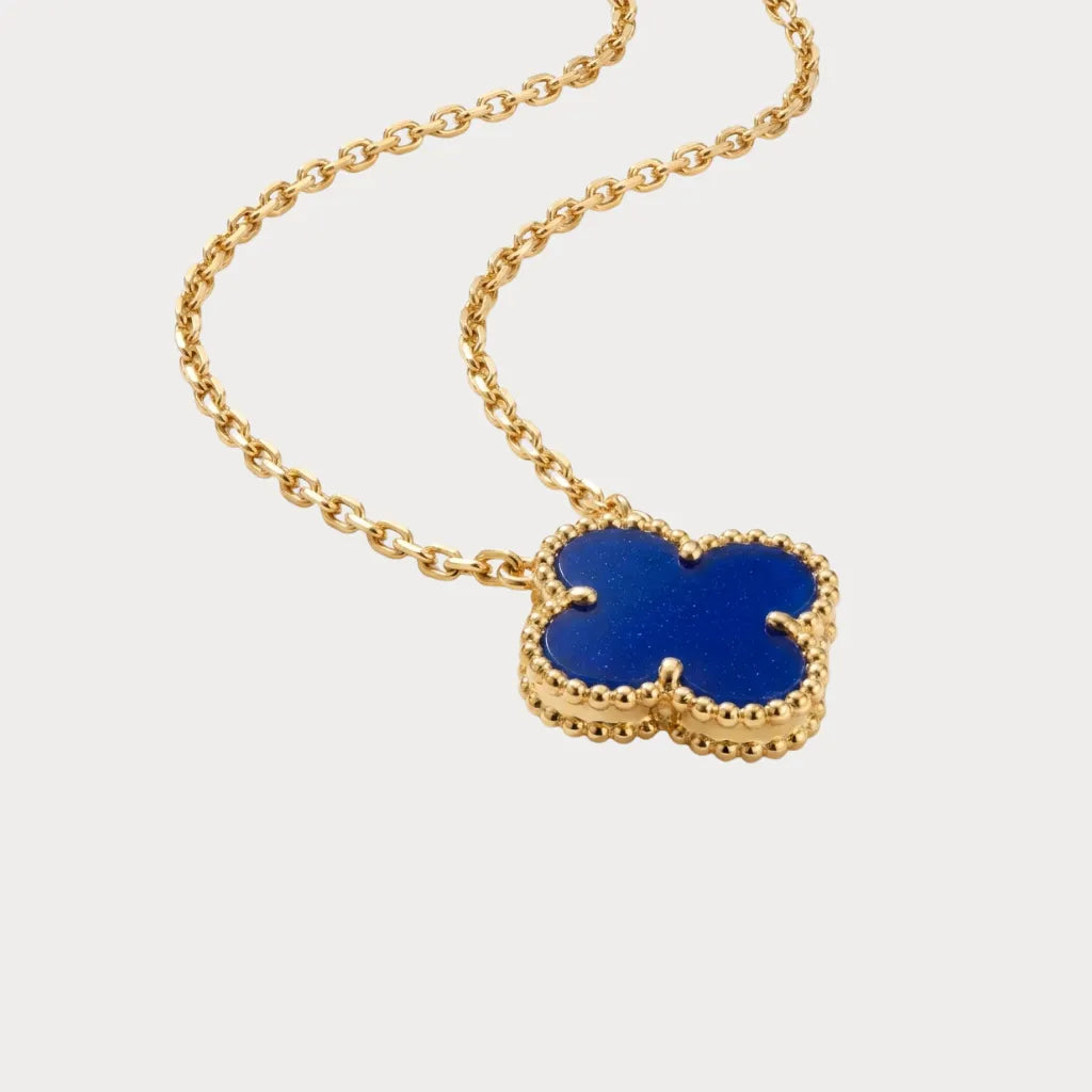Alhambra Sapphire Clover Necklace