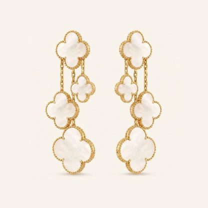 Alhambra Statement Charm Drop Earrings