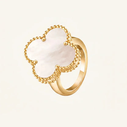 Alhambra Statement Clover Beaded Ring