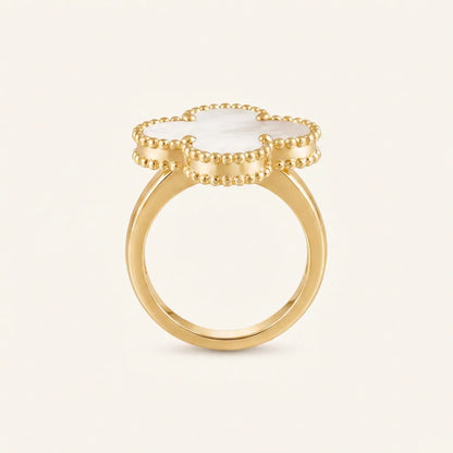 Alhambra Statement Clover Beaded Ring