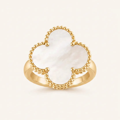 Alhambra Statement Clover Beaded Ring