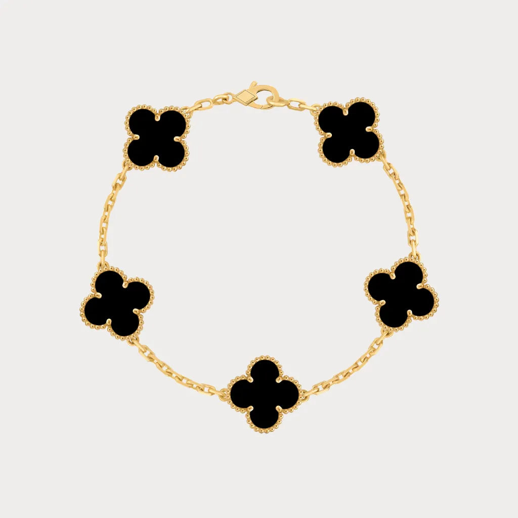 Alhambra Style Clover Chain Bracelet