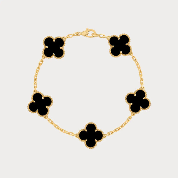 Alhambra Style Clover Chain Bracelet
