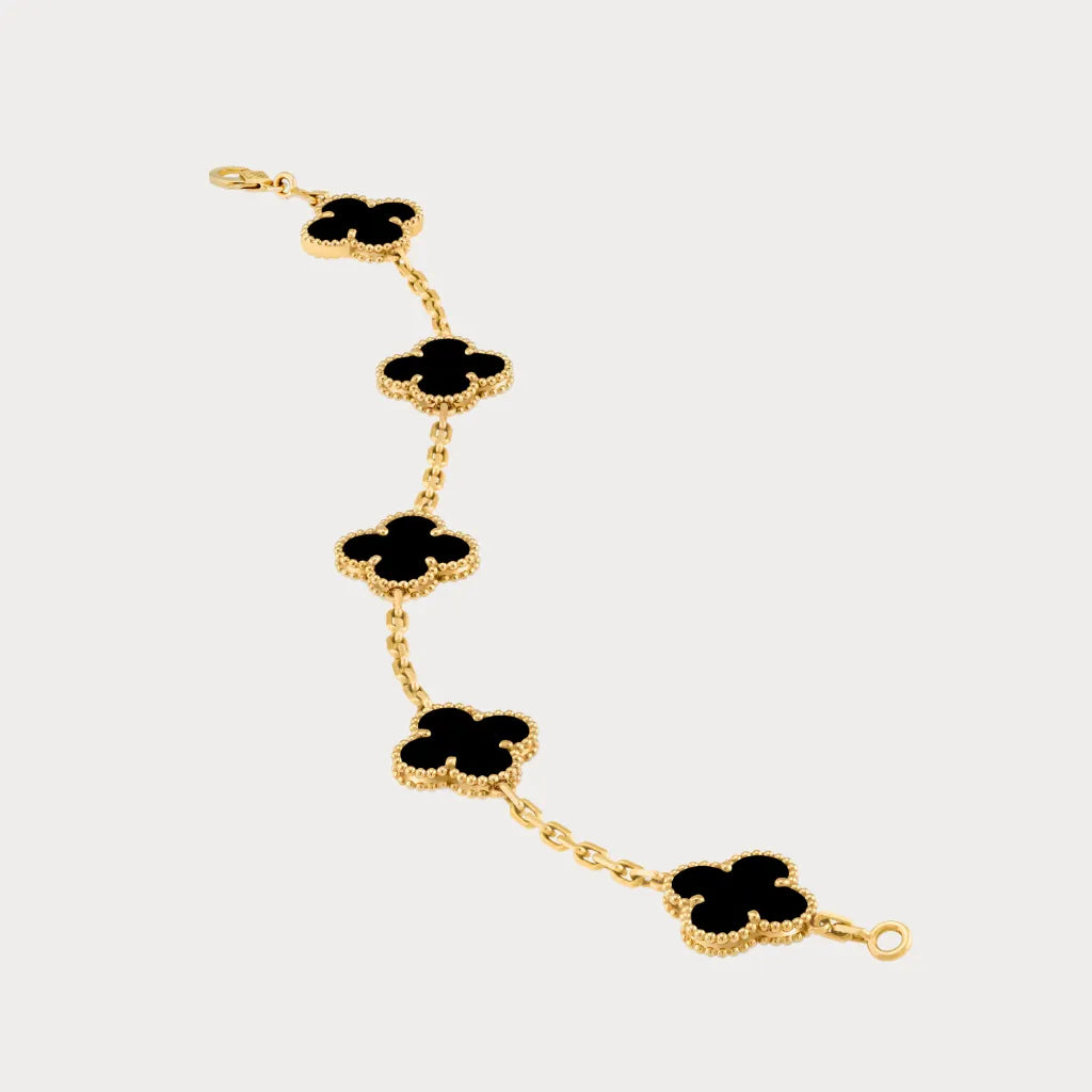 Alhambra Style Clover Chain Bracelet