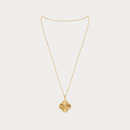 Alhambra Sunburst Clover Pendant Necklace