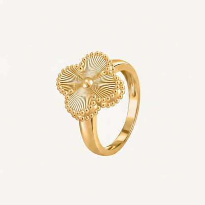 Alhambra Sunburst Clover Ring