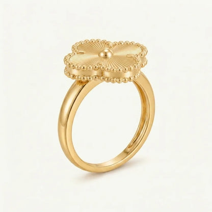 Alhambra Sunburst Clover Ring