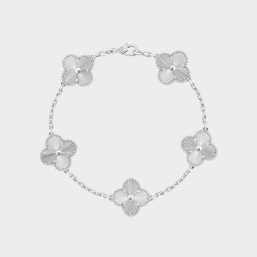Alhambra Textured Clover Bracelet