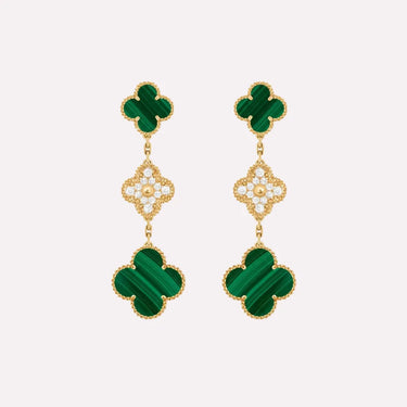 Alhambra Tiered Clover Link Earrings